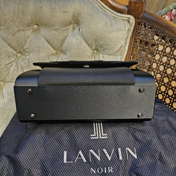 Authentic Lanvin top handle fabric bag - Picture 3 of 8